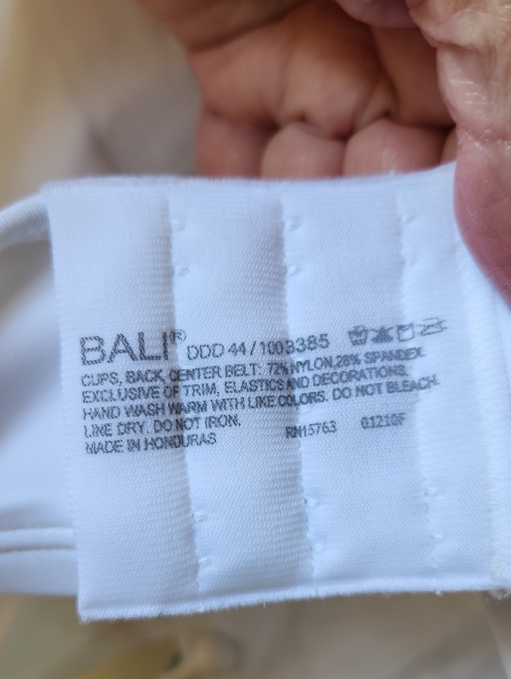 NWT Bali Women's White Lace Minimizer‎ Bra Underwire Bra 44DDD - Picture 15 of 15